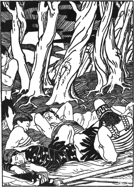 Lucians True History – After the Tempest coloring page image