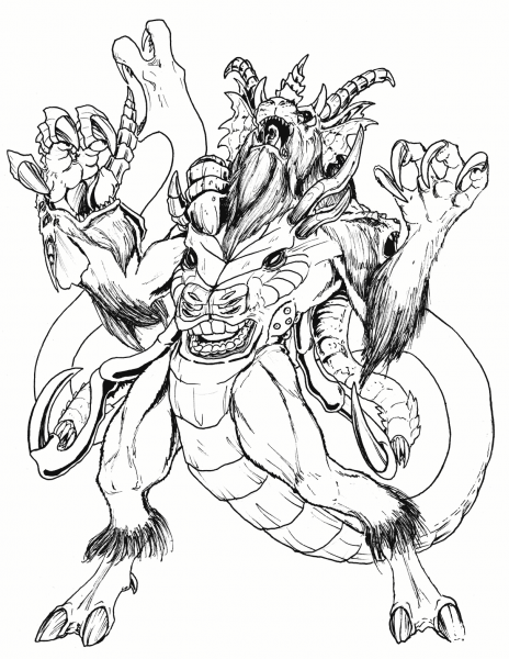 Lycian coloring page image