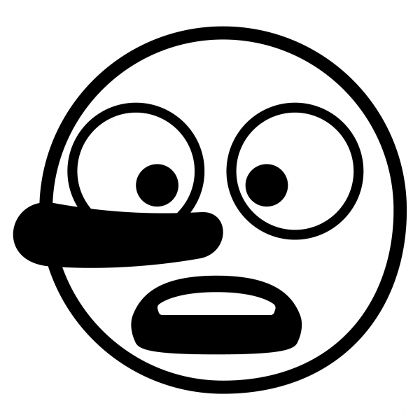 Lying Face Emoji coloring page image