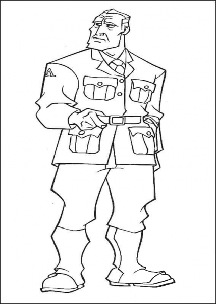 Lyle Tiberius Rourke coloring page image