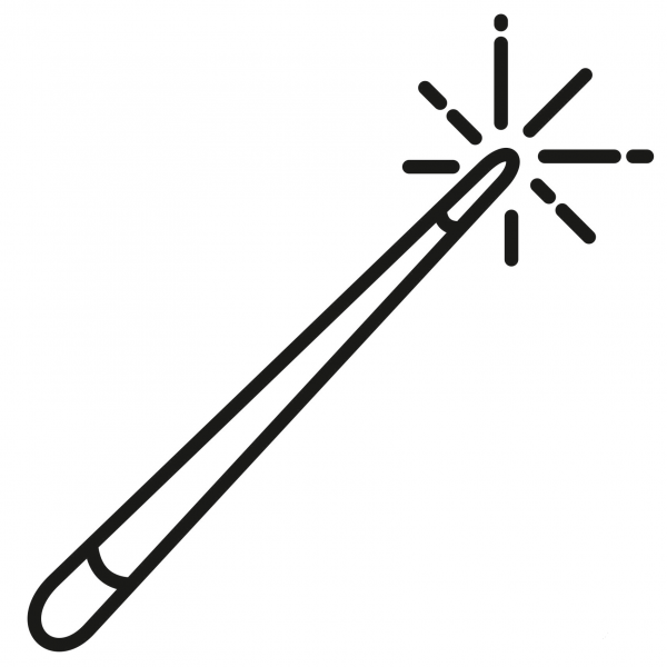 Magic Wand coloring page image