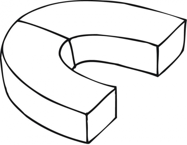 Magnet  coloring page image