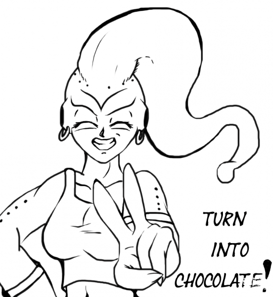 Majin Iuk coloring page image