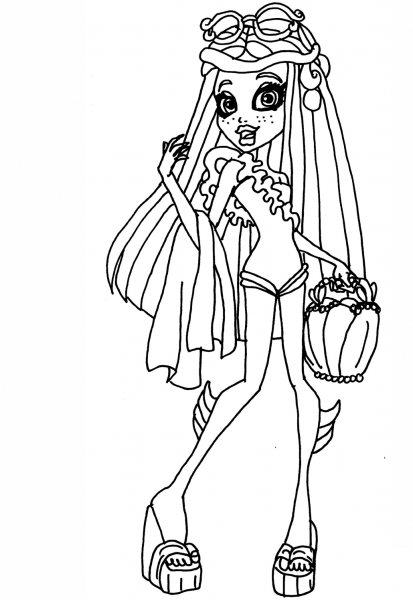 Make a Splash Lagoona coloring page image
