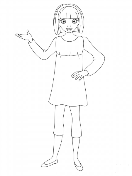 Makena is Waiting For You coloring page image