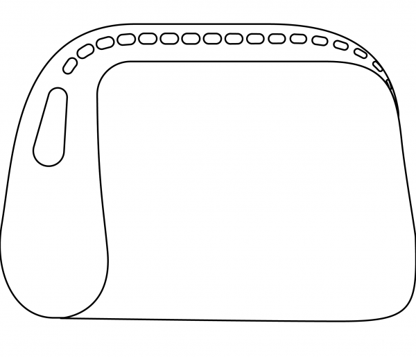 Makeup Bag Emoji coloring page image