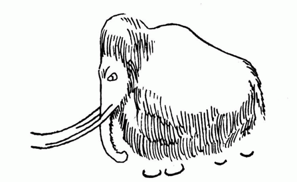 Mammoth Cave Painting coloring page image