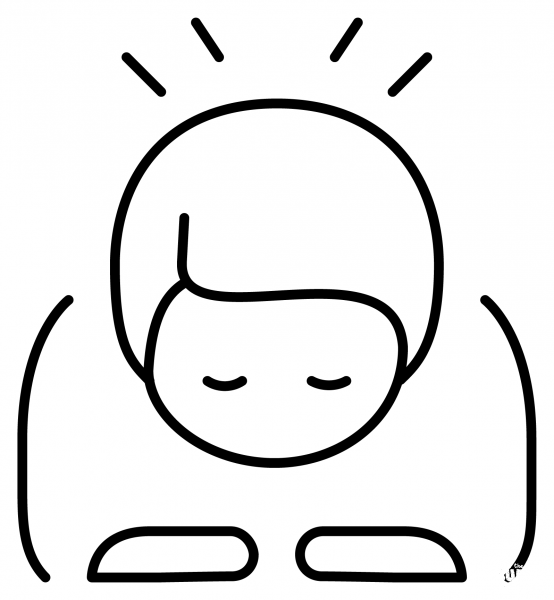 Man Bowing Emoji coloring page image