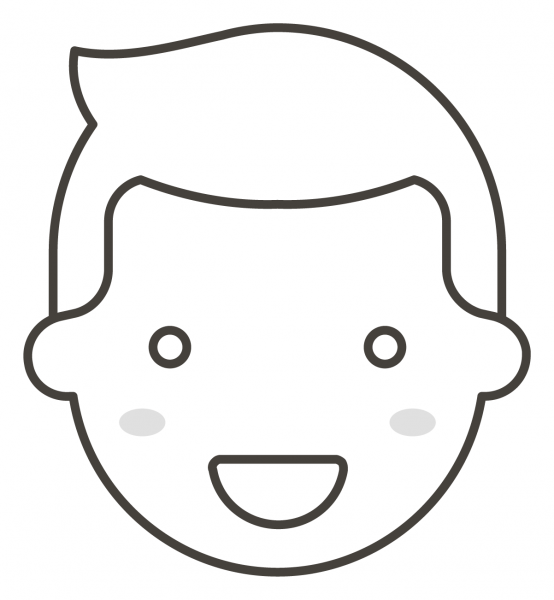 Man coloring page image