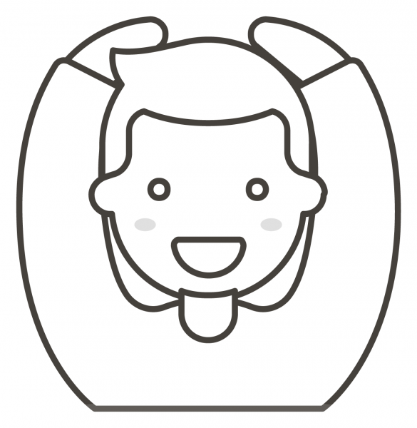 Man Gesturing Ok coloring page image