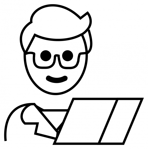 Man Technologist Emoji coloring page image