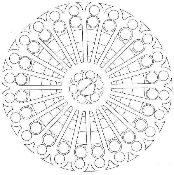 Mandala coloring page image