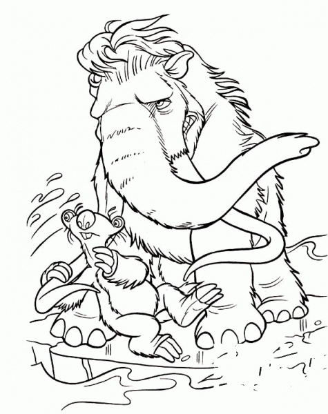 Manfred  coloring page image