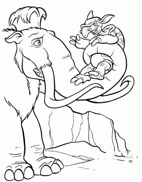 Manfred  coloring page image