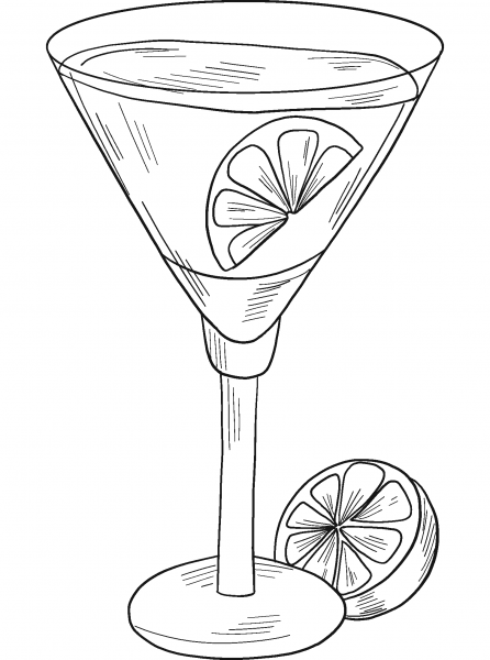 Margarita coloring page image