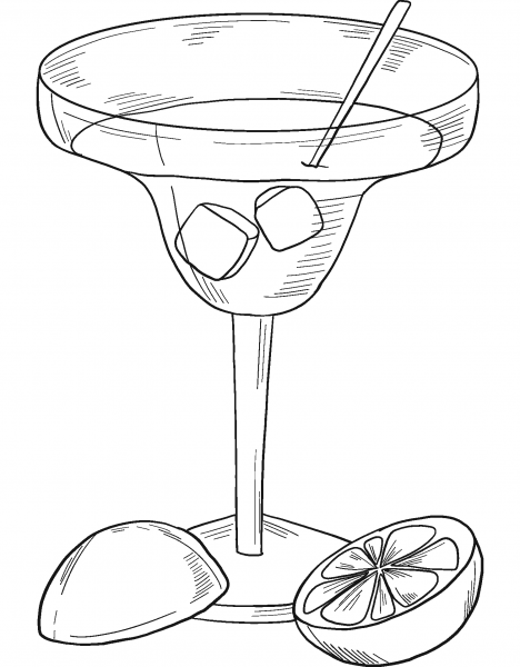 Margarita coloring page image