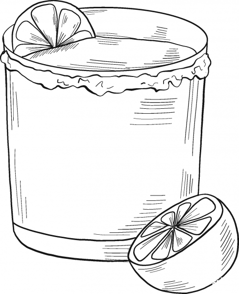 Margarita coloring page image