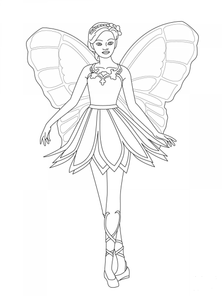 Mariposa coloring page image