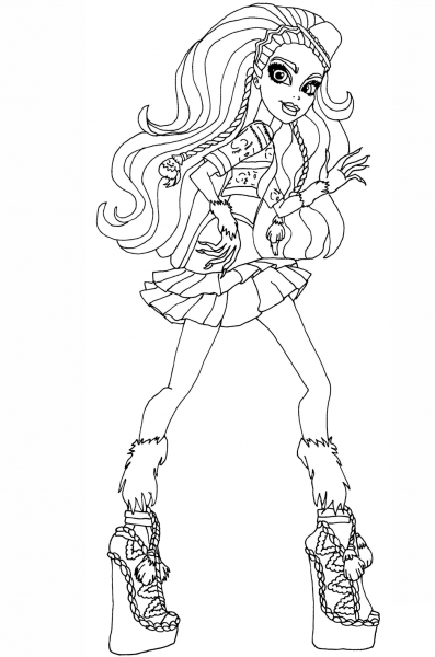 Marisol Coxi coloring page image
