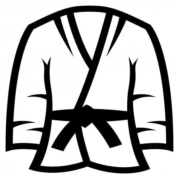 Martial Arts Uniform Emoji coloring page image