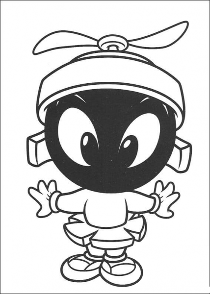 Marvin The Martian  coloring page image