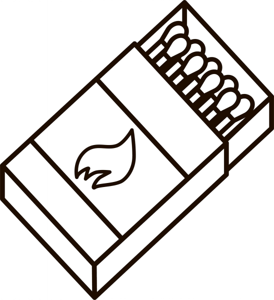 Matchbox coloring page image