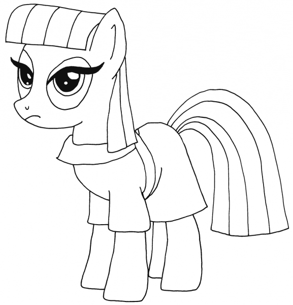 Maud Pie coloring page image