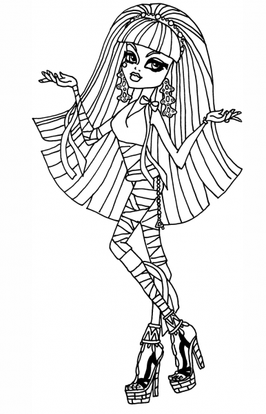Maul Session Cleo coloring page image