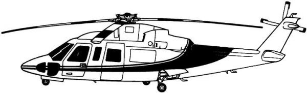 Medic Helicopter coloring page image