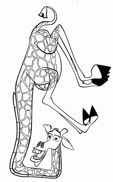 Melman  coloring page image
