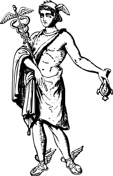 Mercury coloring page image
