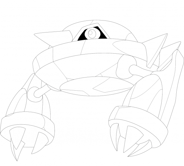 Metang coloring page image