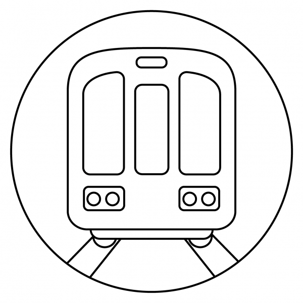 Metro Emoji coloring page image