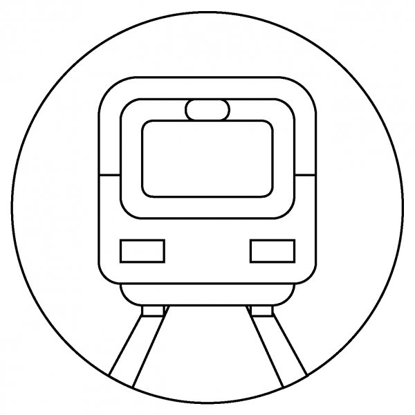 Metro Emoji coloring page image