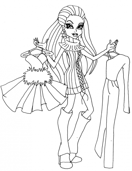 MH Abbey Bominable coloring page image