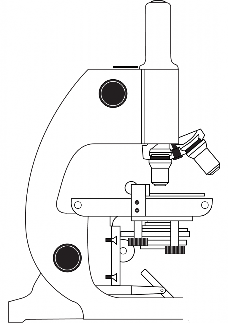 Microscope coloring page - ColouringPages