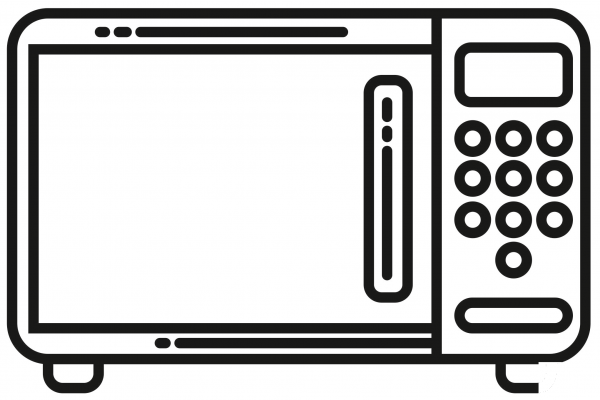 Microwave coloring page image