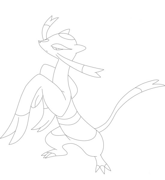 Mienshao coloring page image