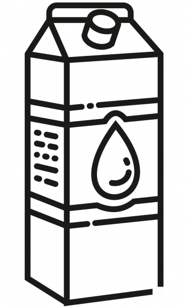 Milk Carton coloring page image