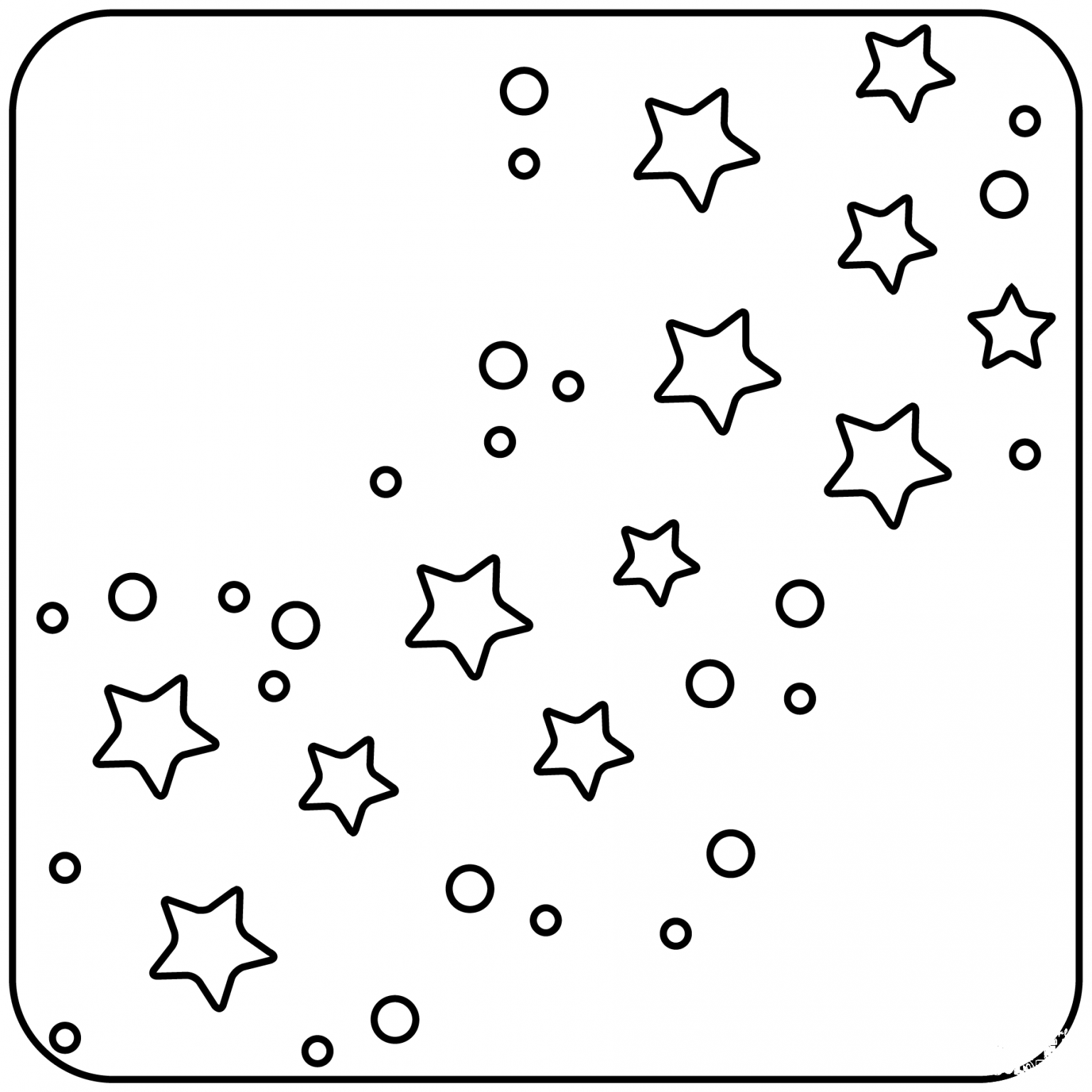 Milky Way Emoji coloring page - ColouringPages