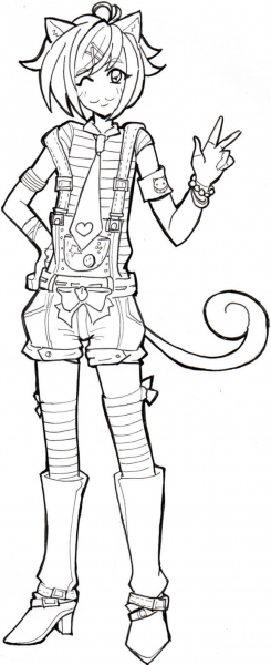 Mimi coloring page image