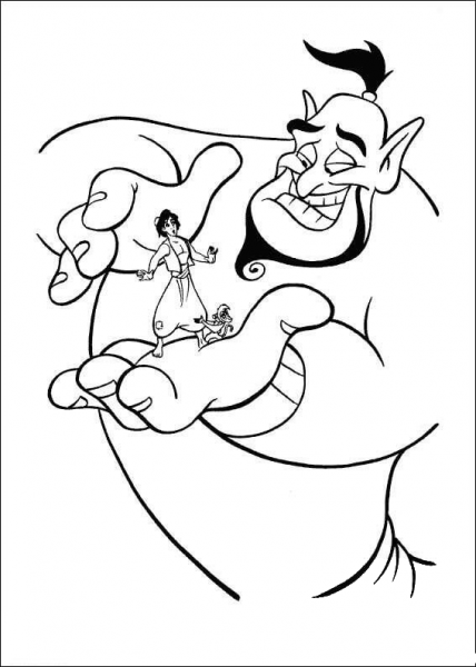 Mini Aladdin  coloring page image