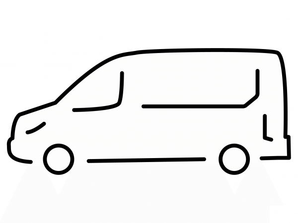 Minibus Emoji coloring page image