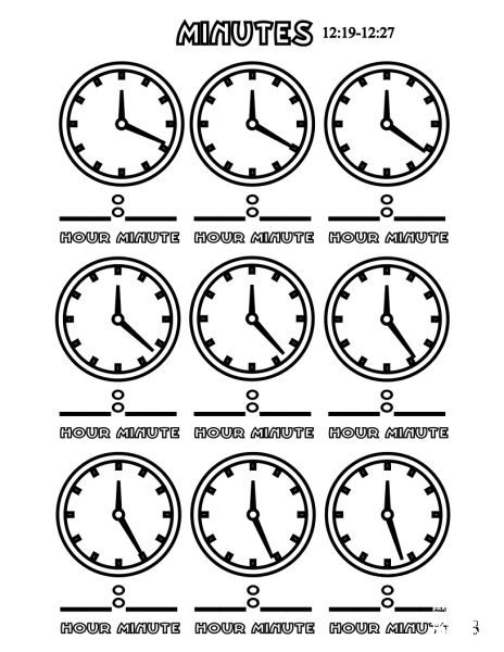 Minutes 12:19-12:27 coloring page image