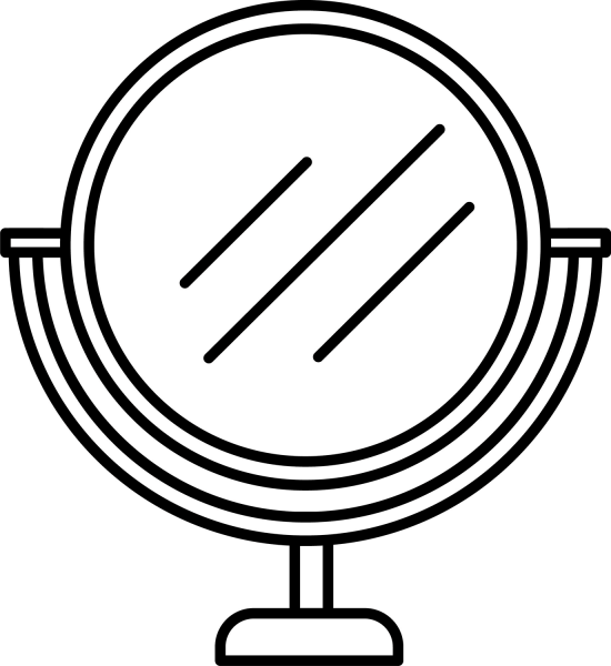 Mirror coloring page image