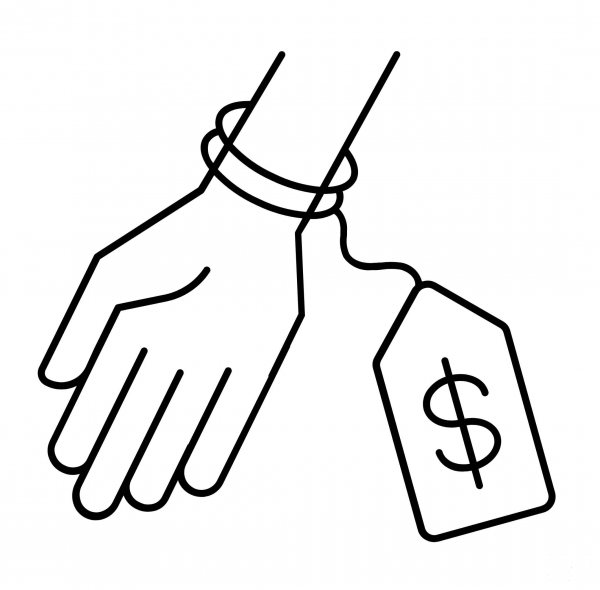 Modern Slavery coloring page image