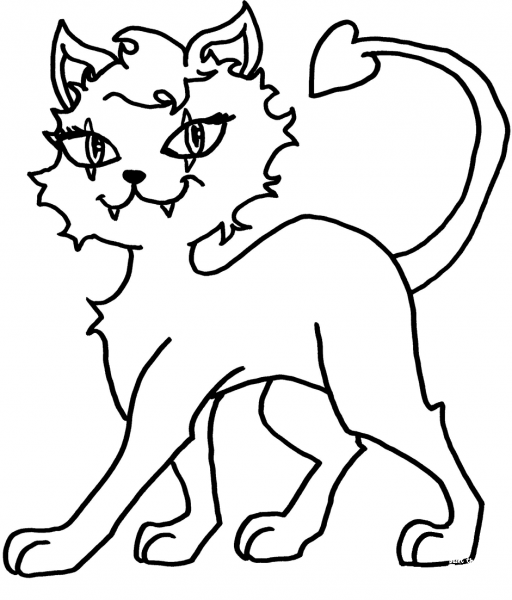 Monster High Crescent coloring page image
