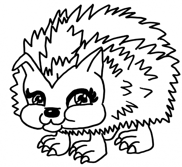 Monster High Cushion coloring page image