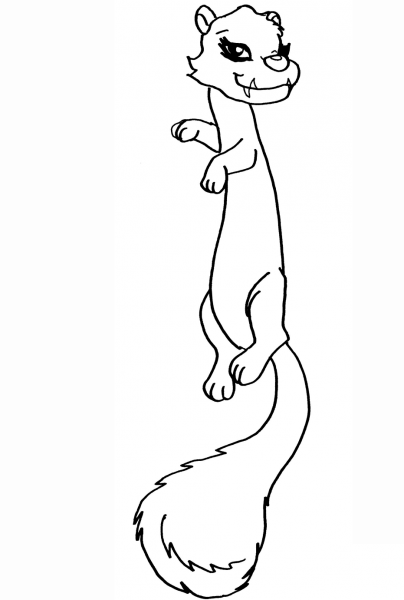 Monster High Rhuen coloring page image
