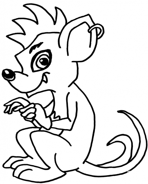 Monster High Rhuen coloring page image